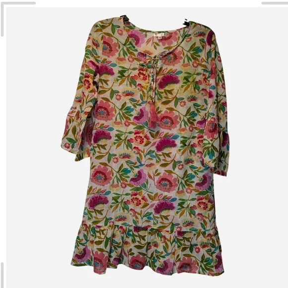 Vibrant Floral Mini Dress - Picture 7 of 15